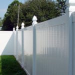 White Vinyl Fence In Summerville SC