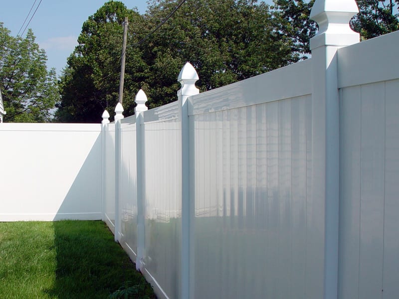 White Vinyl Fence In Summerville SC